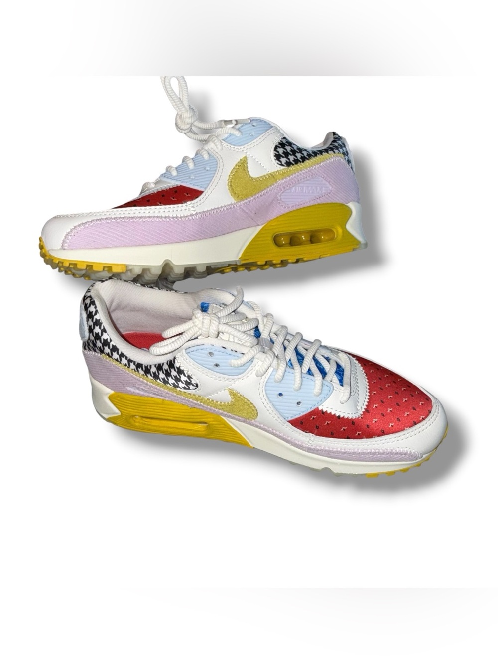 New in Box: NIKE AIR MAX 90 PATCHWORK WOMENS US 10 / EUR 42 - NIKE / DM8075-100 - Picture 2 of 16